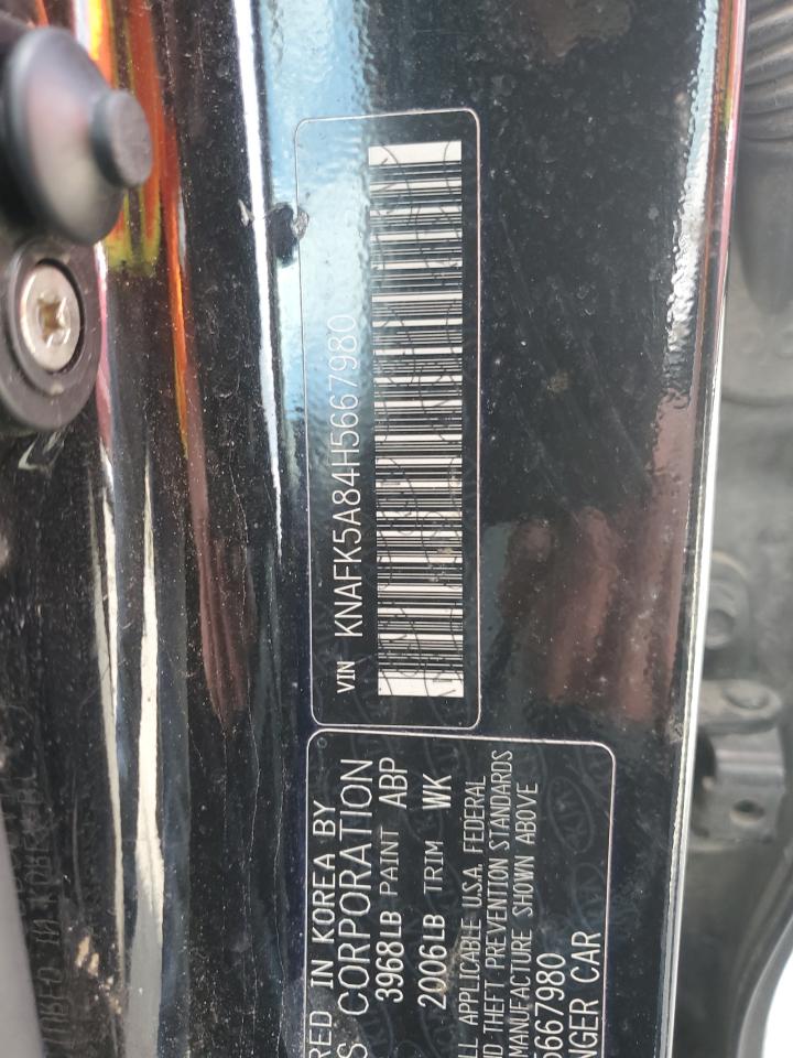 KNAFK5A84H5667980 2017 Kia Forte Lx