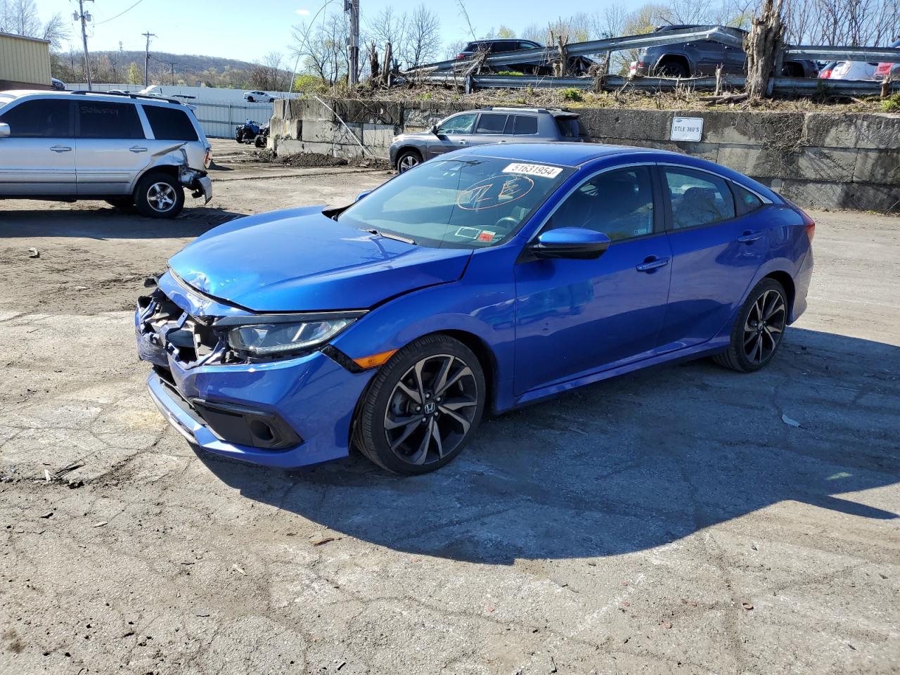 2HGFC2F86KH594328 2019 Honda Civic Sport