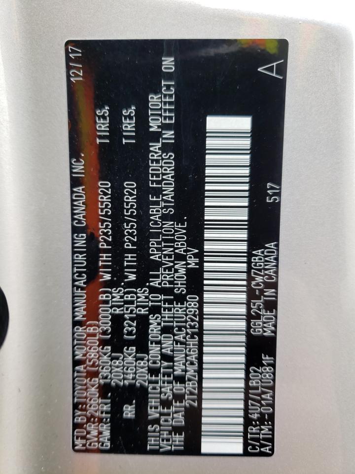 2T2BZMCA6HC132980 2017 Lexus Rx 350 Base