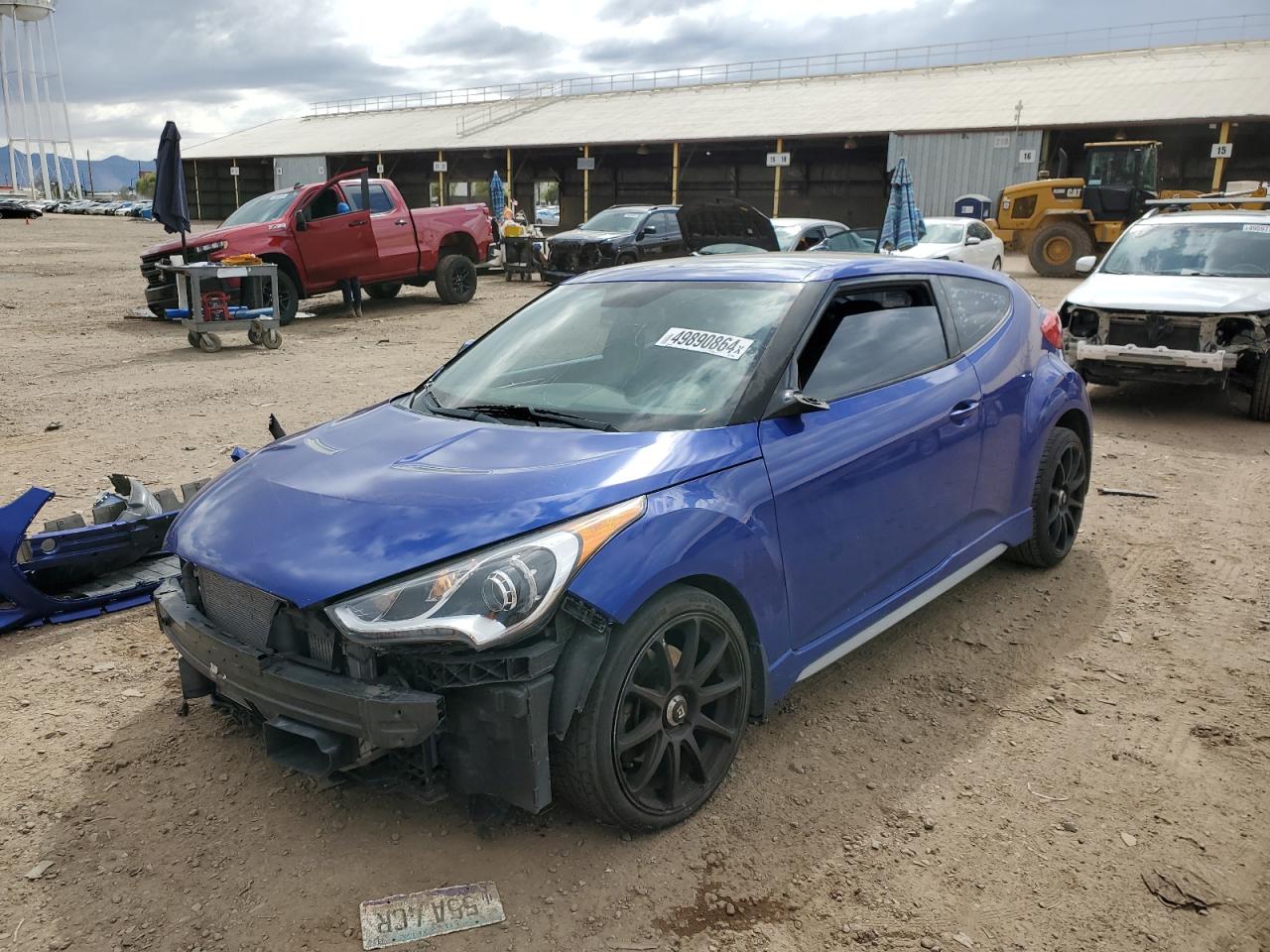 KMHTC6AE4EU186350 2014 Hyundai Veloster Turbo