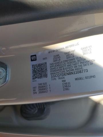2022 CHEVROLET COLORADO Z 1GCGTDEN8N1108773