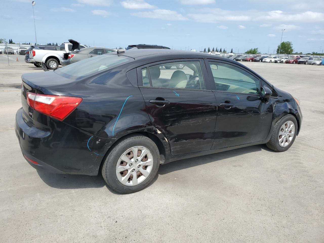 KNADM4A37D6252186 2013 Kia Rio Lx