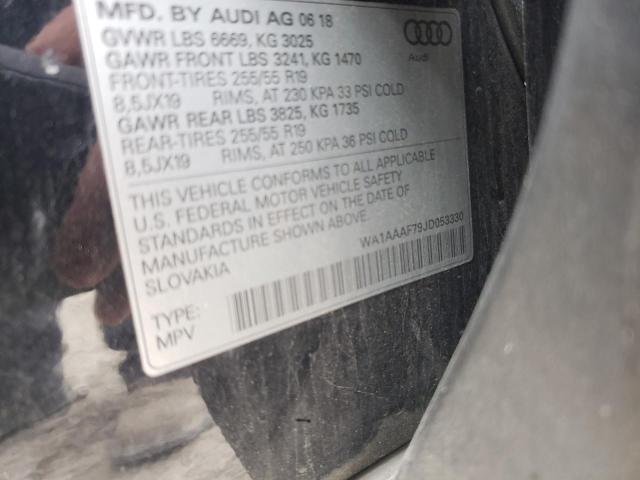 VIN WA1AAAF79JD053330 2018 Audi Q7, Premium no.14