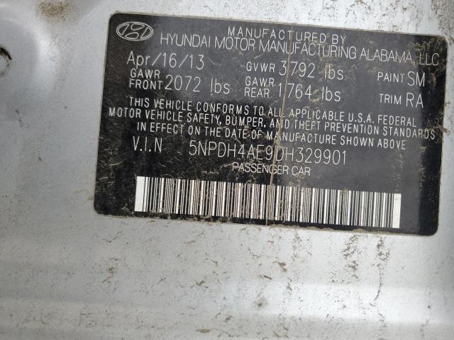 2013 Hyundai Elantra Gls VIN: 5NPDH4AE9DH329901 Lot: 51273264