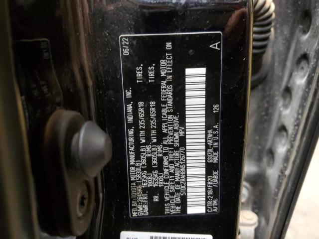 VIN 5TDCZRAH8NS126770 2022 Toyota Highlander, L no.13