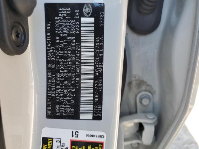 2023 TOYOTA CAMRY LE 4T1R11AK1PU147291  51700254