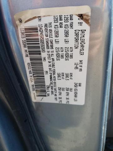 2006 Dodge Caravan Sxt VIN: 1D4GP45R56B592603 Lot: 49168764