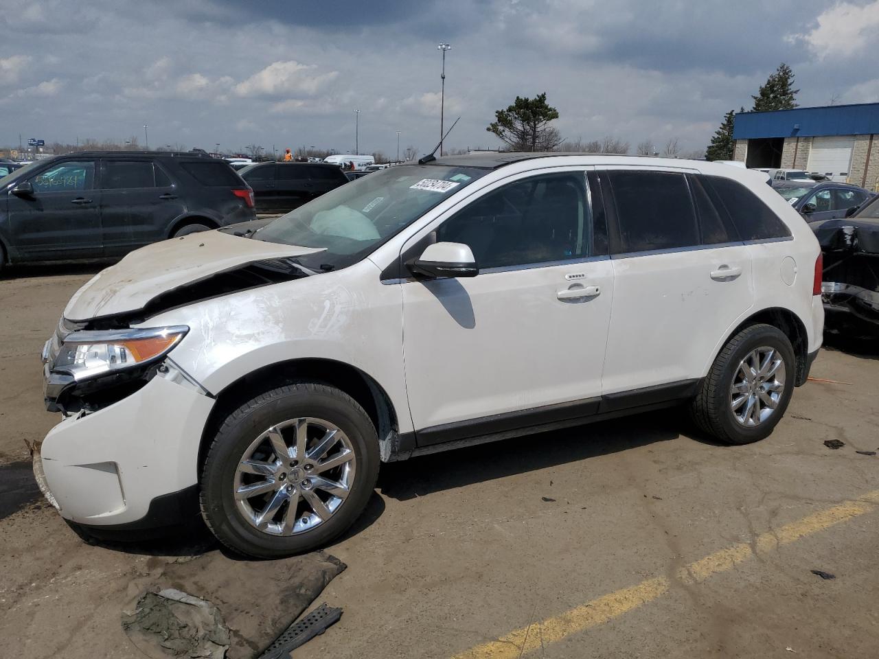 Lot #2489375883 2013 FORD EDGE LIMIT