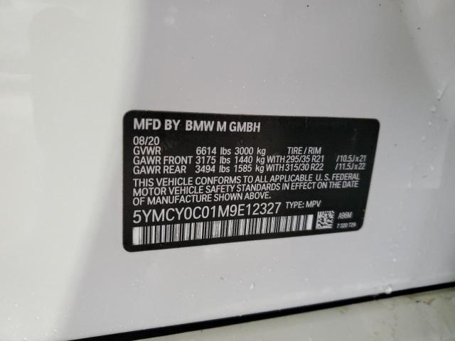 Lot #2475325489 2021 BMW X6 M salvage car