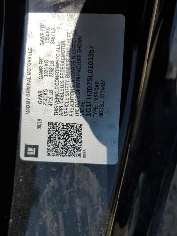 2020 CHEVROLET CAMARO SS - 1G1FH3D75L0103357