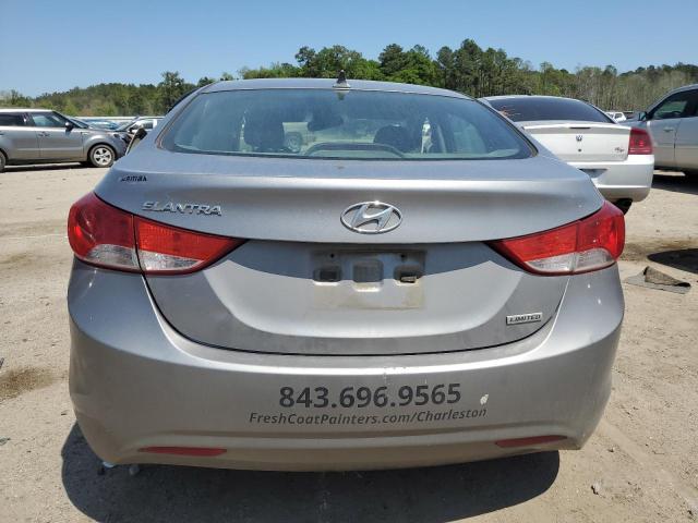 2012 Hyundai Elantra Gls VIN: KMHDH4AE6CU345943 Lot: 50035254