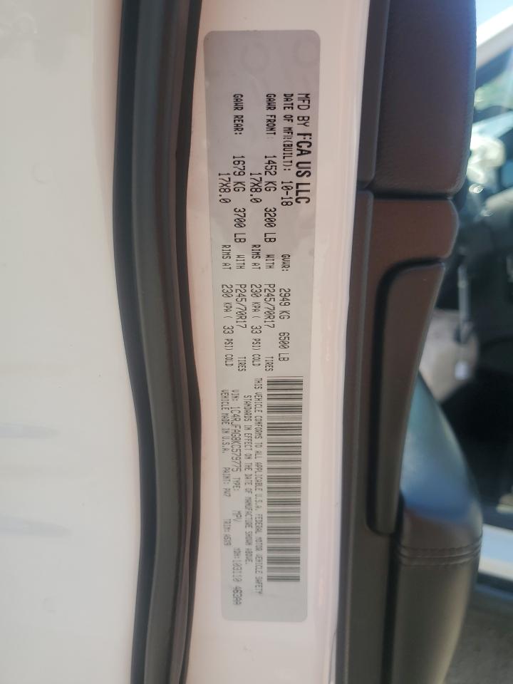 1C4RJFAG8KC579775 2019 Jeep Grand Cherokee Laredo