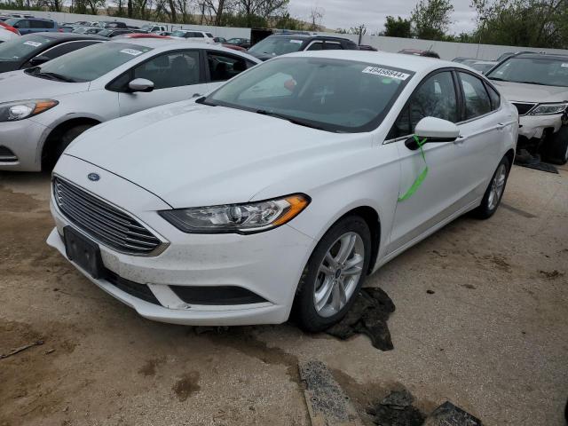 FORD FUSION SE 2018 white  gas 3FA6P0H77JR273564 photo #1