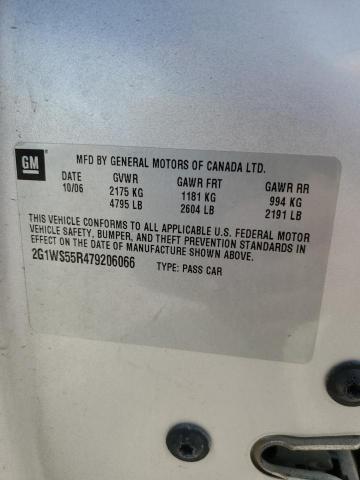 2007 Chevrolet Impala Police VIN: 2G1WS55R479206066 Lot: 51836644