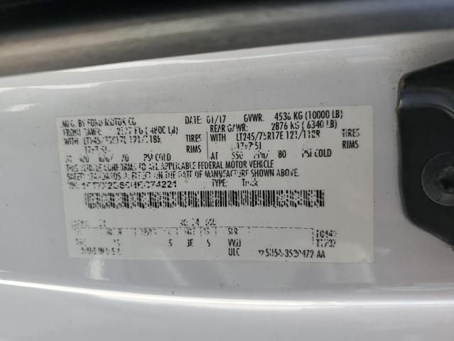 2017 Ford F250 Super Duty VIN: 1FT7X2B65HEC74221 Lot: 50762664
