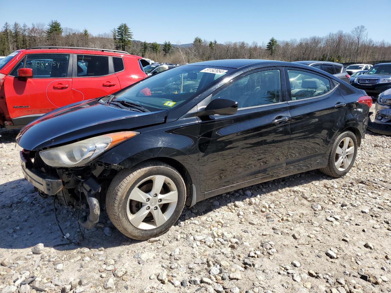 KMHDH4AEXDU861305 2013 Hyundai Elantra Gls