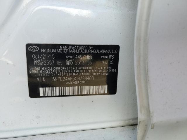 5NPE24AF5GH328408 2016 HYUNDAI SONATA - Image 12