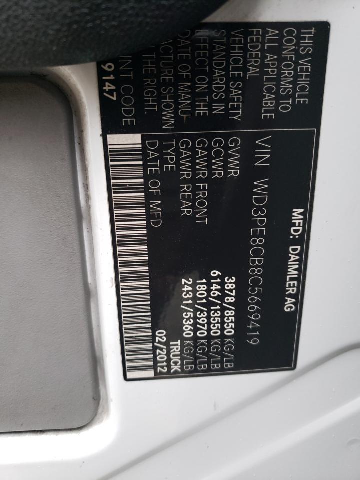 WD3PE8CB8C5669419 2012 Mercedes-Benz Sprinter 2500
