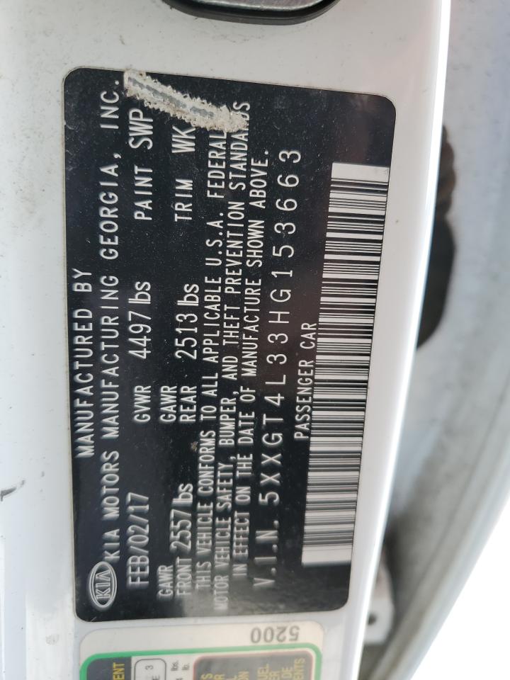 5XXGT4L33HG153663 2017 Kia Optima Lx