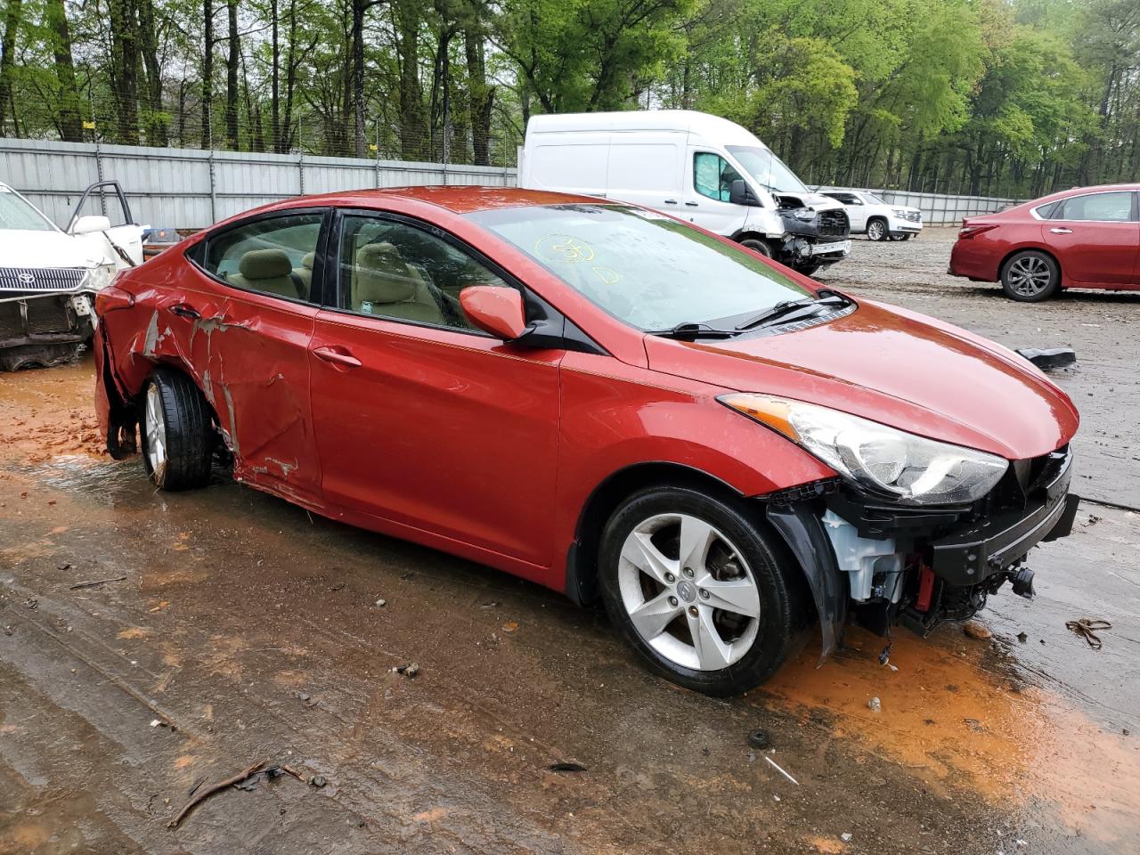 KMHDH4AE8DU735086 2013 Hyundai Elantra Gls