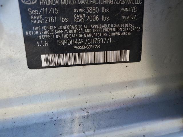 2016 HYUNDAI ELANTRA SE - 5NPDH4AE7GH759771