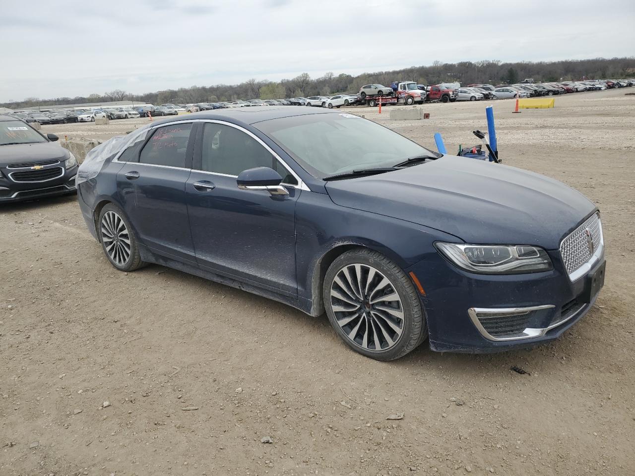 Lot #2821767469 2018 LINCOLN MKZ BLACK