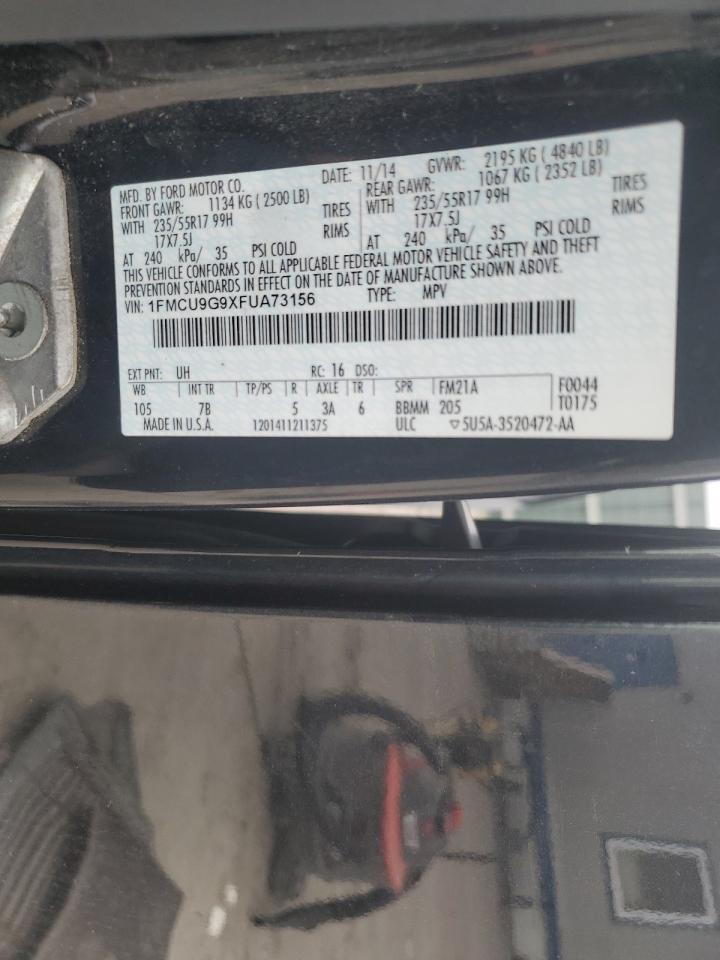 1FMCU9G9XFUA73156 2015 Ford Escape Se