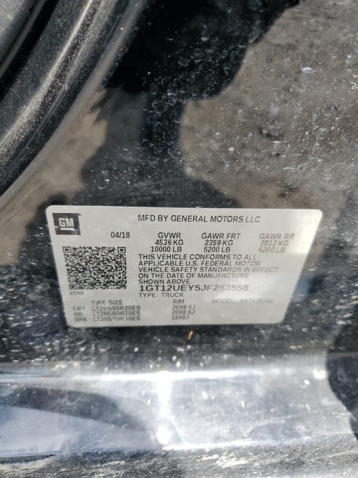 1GT12UEY5JF253558 2018 GMC Sierra K2500 Denali