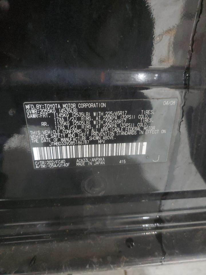 JTMBD33V085186787 2008 Toyota Rav4