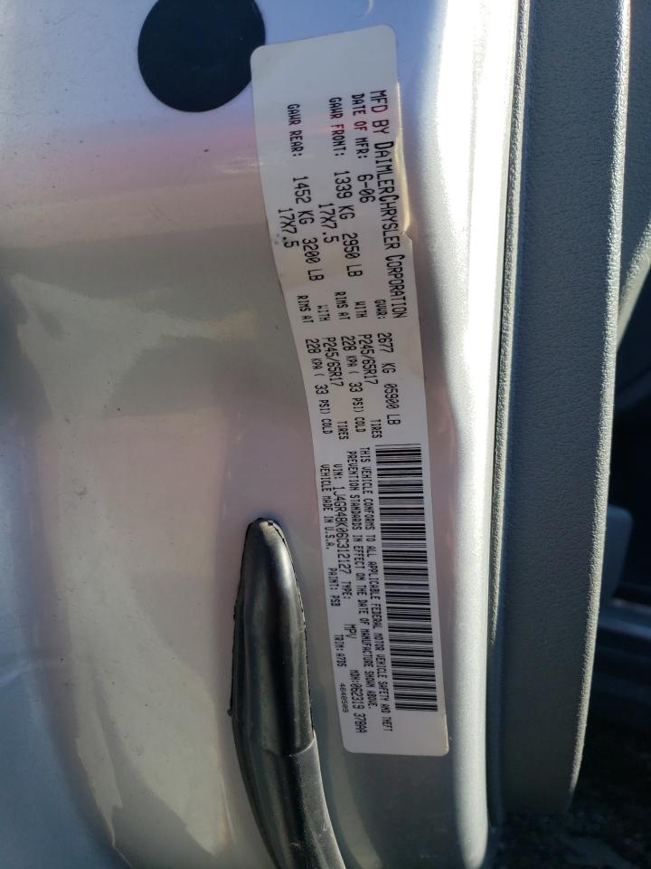 1J4GR48K06C312127 2006 Jeep Grand Cherokee Laredo