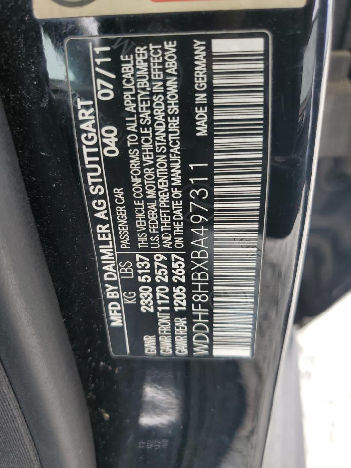 WDDHF8HBXBA497311 2011 Mercedes-Benz E 350 4Matic