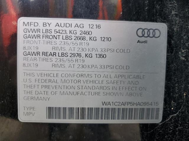 VIN WA1C2AFP5HA095415 2017 Audi Q5, Premium no.12