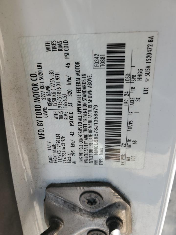 NM0LS6E78J1358679 2018 Ford Transit Connect Xl