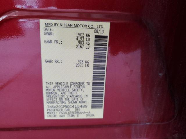 2013 Nissan Leaf S VIN: 1N4AZ0CP9DC415489 Lot: 50869534