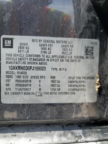 2015 GMC Acadia Sle VIN: 1GKKRNED8FJ199023 Lot: 50623384