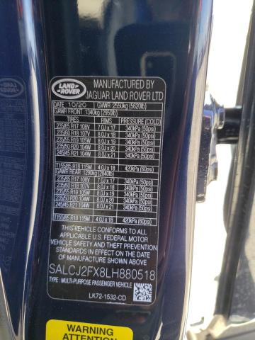 2020 LAND ROVER DISCOVERY - SALCJ2FX8LH880518