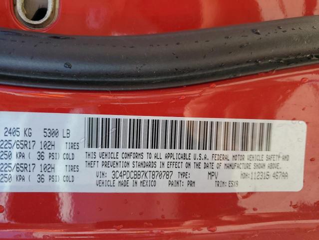 2019 Dodge Journey Se VIN: 3C4PDCBB7KT870787 Lot: 49024024