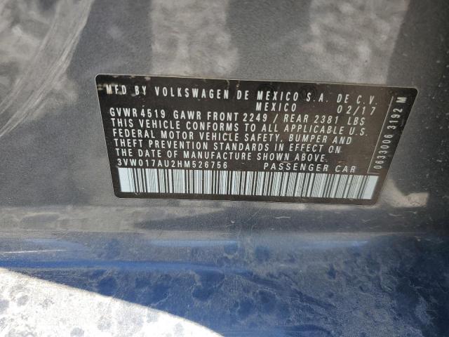 2017 VOLKSWAGEN GOLF SPORT - 3VW017AU2HM526756