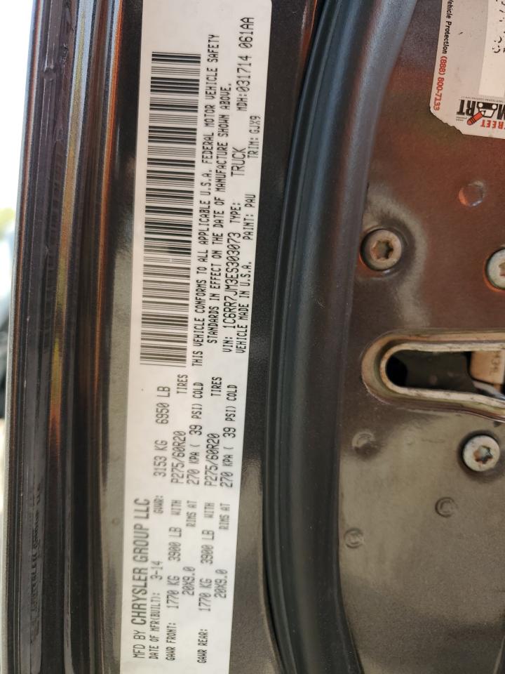 1C6RR7JM3ES303073 2014 Ram 1500 Laramie