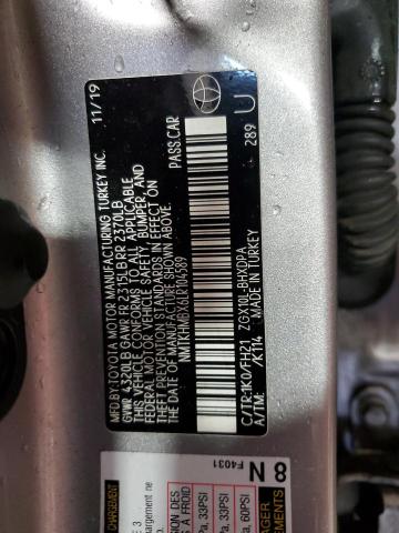 NMTKHMBX6LR104589 Toyota C-HR XLE 12