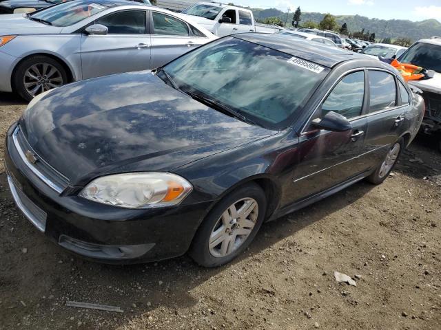 CHEVROLET IMPALA LT 2011 black sedan 4d flexible fuel 2G1WG5EK8B1334497 photo #1