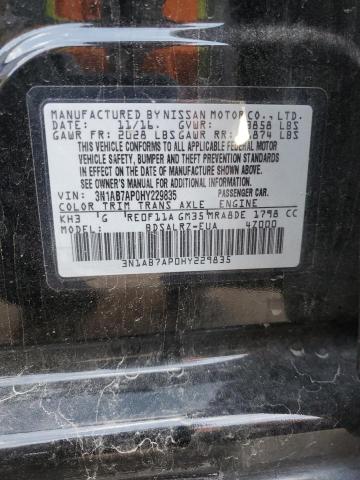 2017 Nissan Sentra S VIN: 3N1AB7AP0HY229835 Lot: 50295394