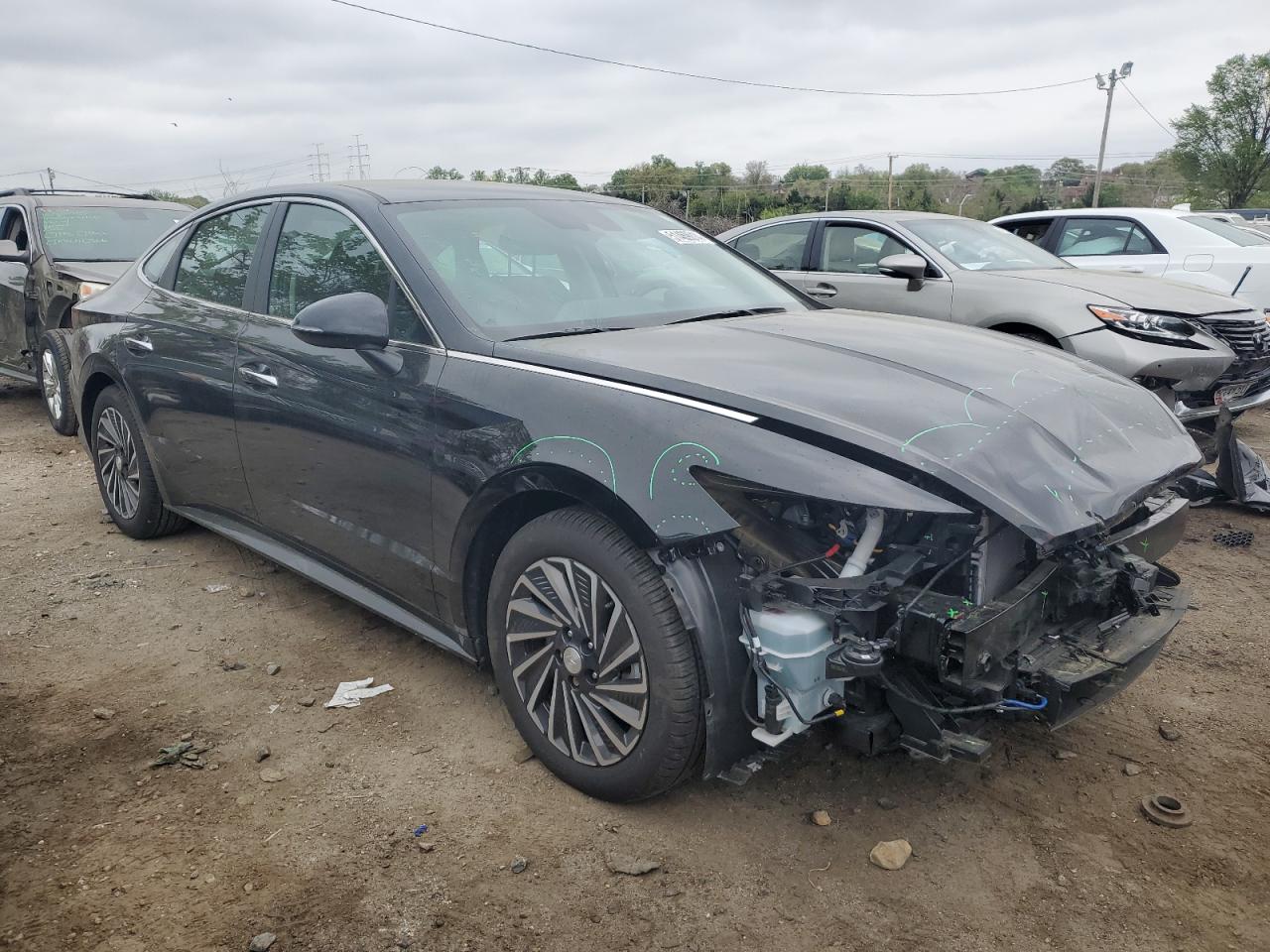 KMHL34JJ8NA052539 2022 Hyundai Sonata Hybrid