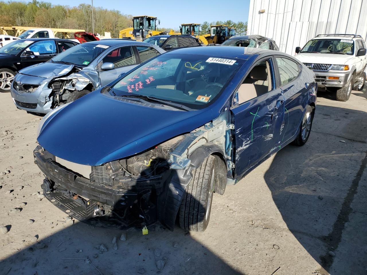 KMHDH4AE5GU599486 2016 Hyundai Elantra Se