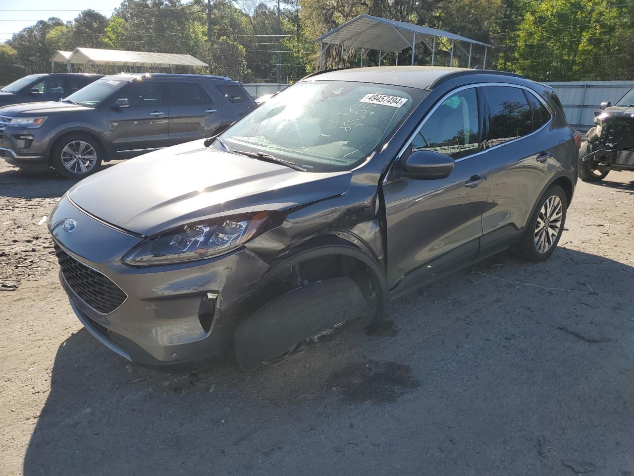 Lot #2519746284 2022 FORD ESCAPE TIT