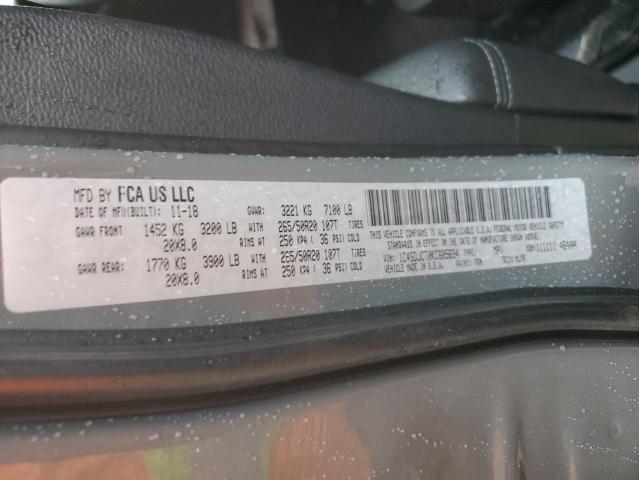 2019 Dodge Durango R/T VIN: 1C4SDJCT0KC605694 Lot: 53451554