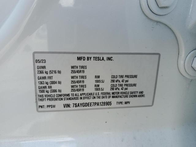 7SAYGDEE7PA128905 Tesla Model Y  13