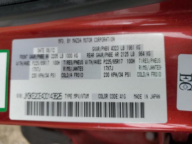 2013 Mazda Cx-5 Touring VIN: JM3KE2CE4D0143625 Lot: 52630724