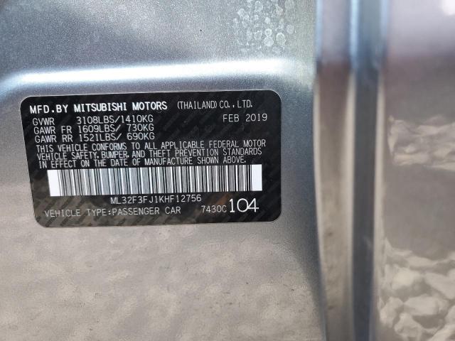 Lot #2443397804 2019 MITSUBISHI MIRAGE G4 salvage car