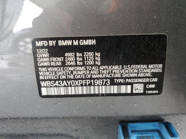 2023 BMW M3 COMPETI WBS43AY0XPFP19873